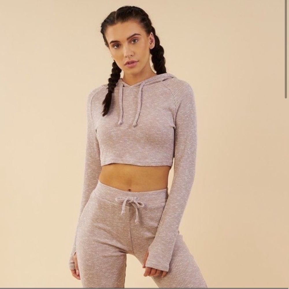 Gymshark slounge cropped hoodie
